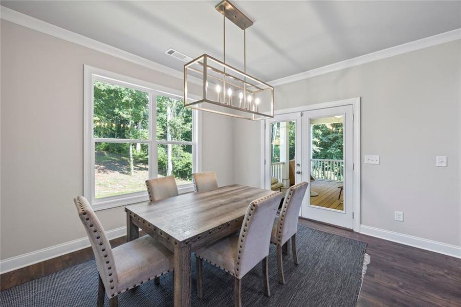 Furnished interior view inside a new home in , Hoschton (Image 5). Furnished interior view inside a new home in , Hoschton (Image 5).