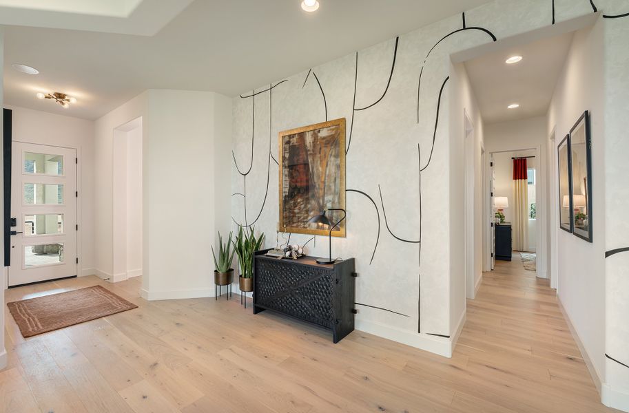 Representative furnished interior of a home built from the The Saltbush by David Weekley Homes in Skyline at Verrado Regent Hills, Buckeye (Image 6).