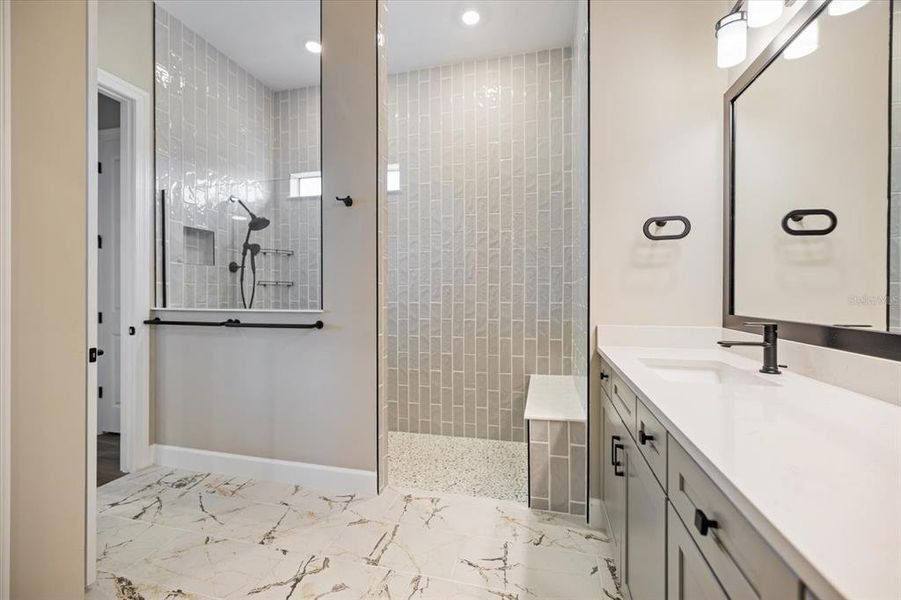 Furnished interior view inside a new home in , Englewood (Image 47).