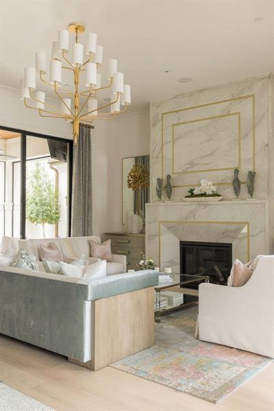 Furnished interior view inside a new home in , Southlake (Image 10).