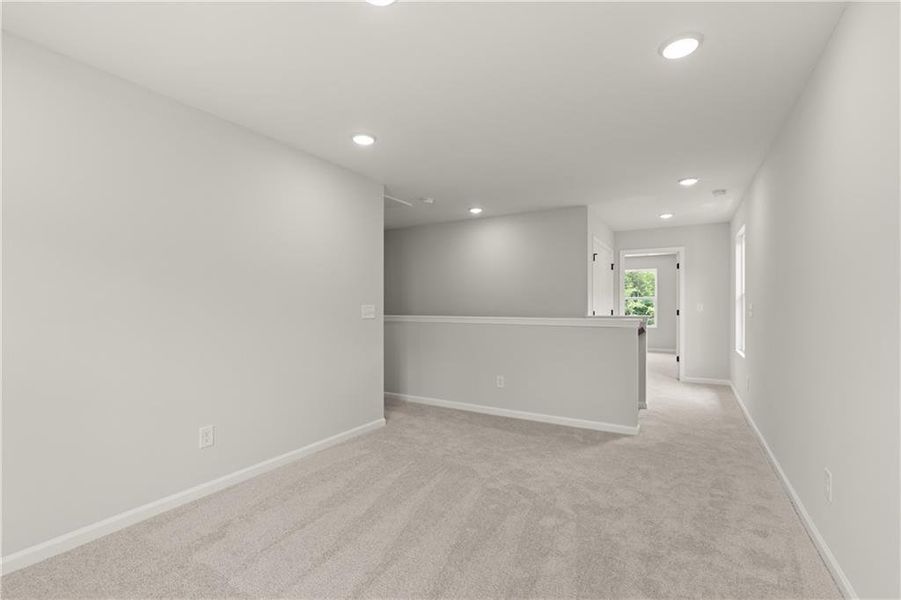 Spacious, unfurnished interior of a new home in The Bluffs, Canton (Image 17).