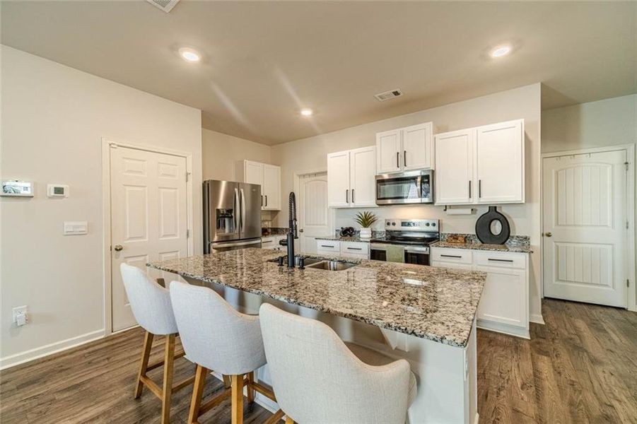 Furnished interior view inside a new home in , Dawsonville (Image 14).