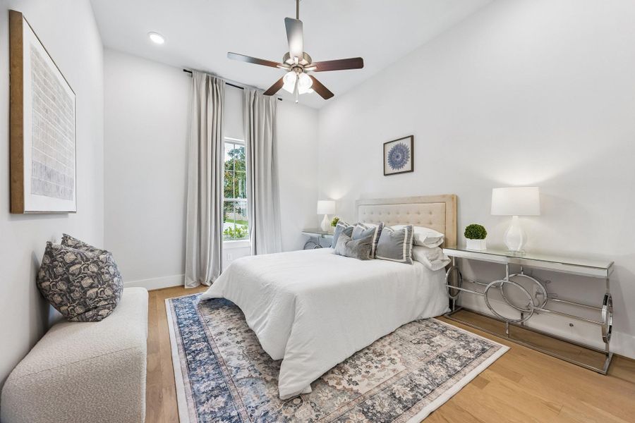 Furnished interior view inside a new home in , Houston (Image 10).