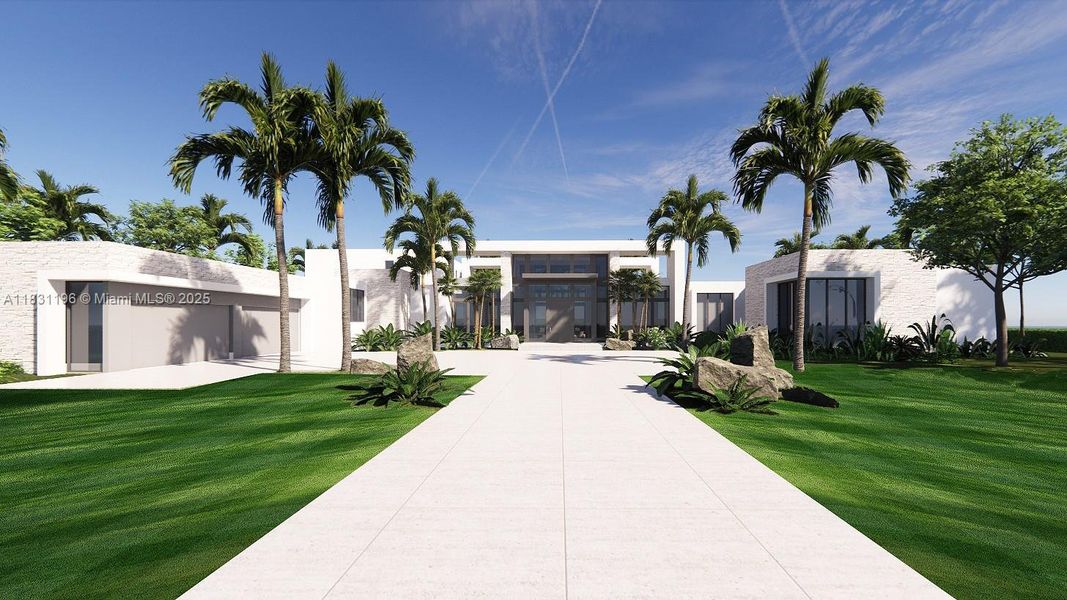 Front exterior of a new home in , Southwest Ranches, FL, highlighting curb appeal (Image 11). Front exterior of a new home in , Southwest Ranches, FL, highlighting curb appeal (Image 11).