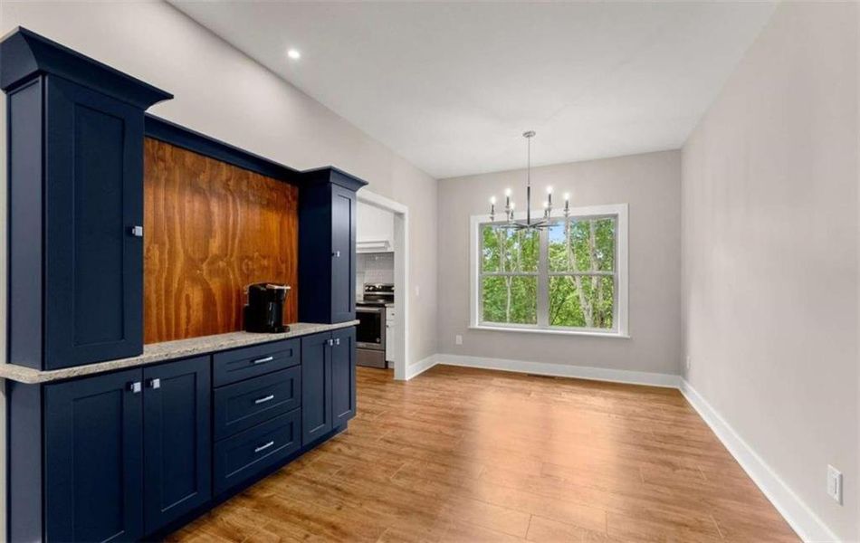Furnished interior view inside a new home in , Cleveland (Image 16).
