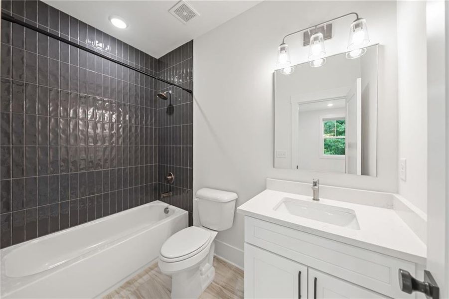 Furnished interior view inside a new home in , Atlanta (Image 38).