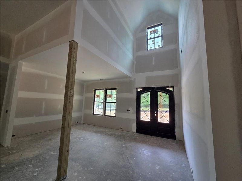 In-progress construction of a new home in , Acworth, GA (Image 5).