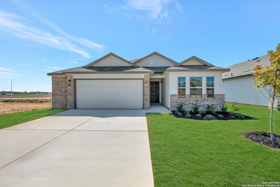 Exterior details and patio area of a home in Greenspoint Heights, Seguin (Image 16). Exterior details and patio area of a home in Greenspoint Heights, Seguin (Image 16).