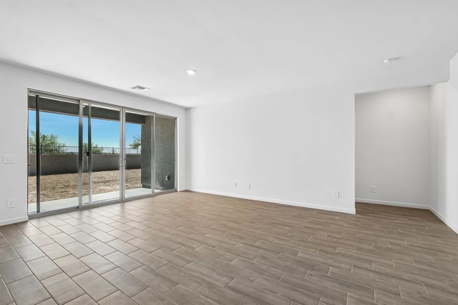 Great room with 4 panel slider upgrade Great room with 4 panel slider upgrade