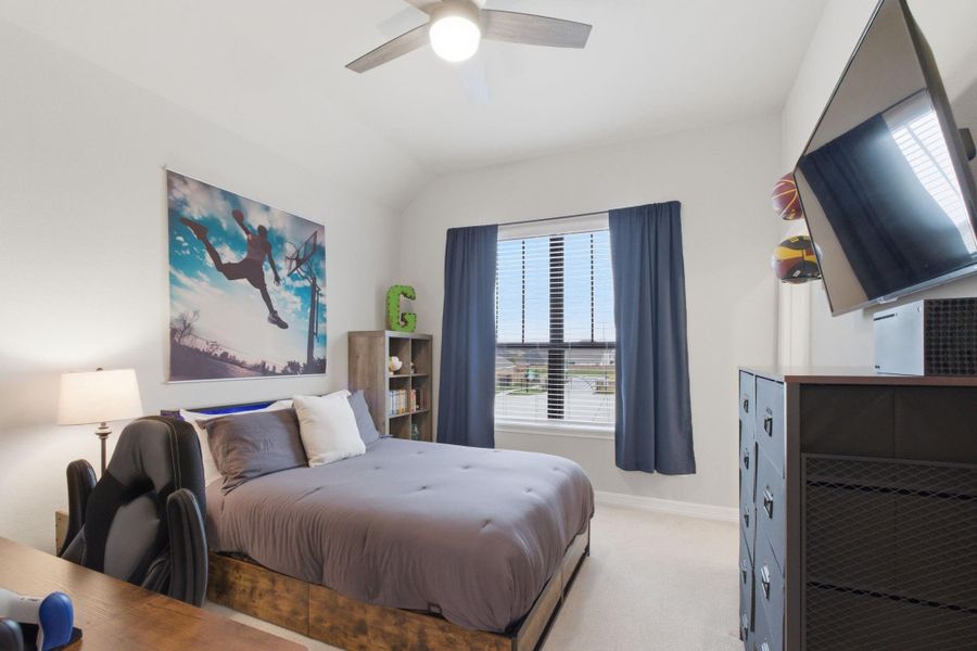 Furnished interior view inside a new home in Sunterra 45ft, Katy (Image 8).