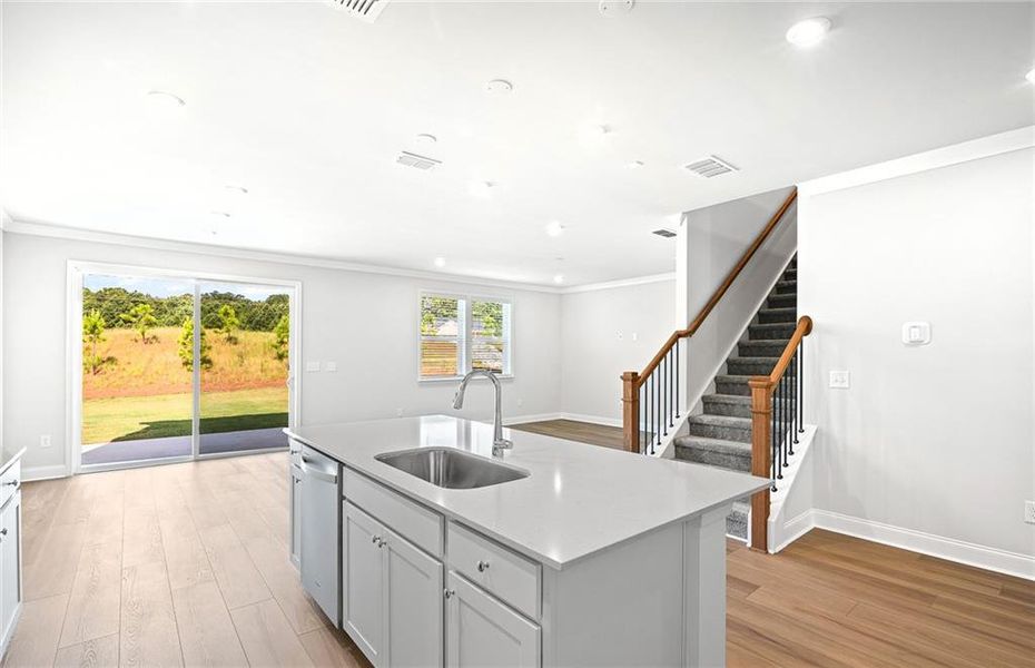 Furnished interior view inside a new home in Overland, Locust Grove (Image 9).