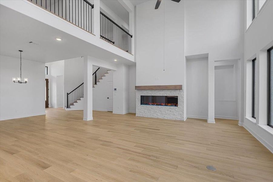Spacious, unfurnished interior of a new home in Jordan Ranch 70′ Lots, Fulshear (Image 39). Spacious, unfurnished interior of a new home in Jordan Ranch 70′ Lots, Fulshear (Image 39).