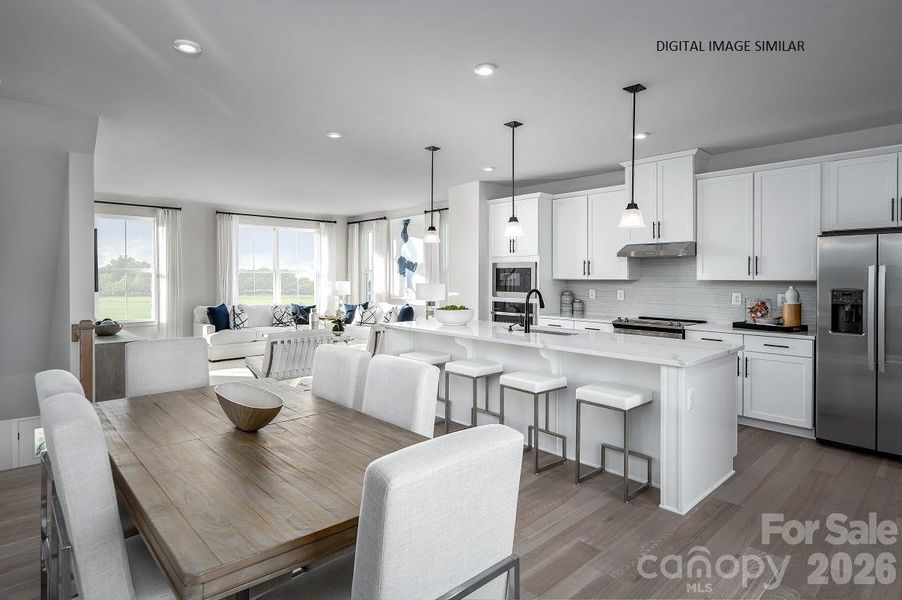 Digital Image Similar - Dining Area and Kitchen Digital Image Similar - Dining Area and Kitchen