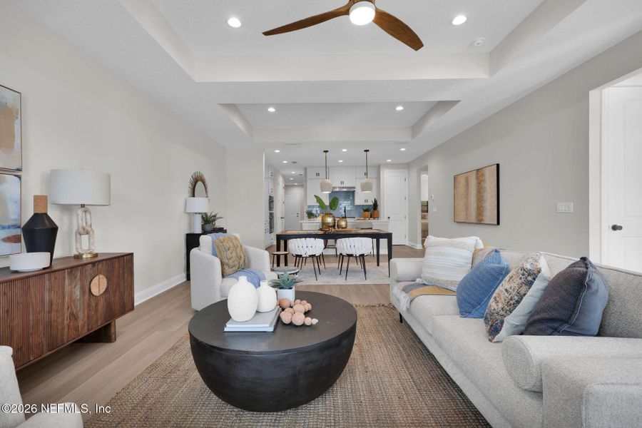 Furnished interior view inside a new home in , Ponte Vedra (Image 7). Furnished interior view inside a new home in , Ponte Vedra (Image 7).