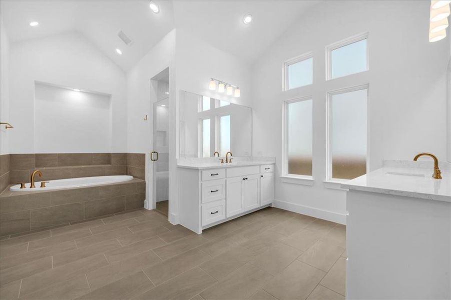 Furnished interior view inside a new home in , Fort Worth (Image 13).