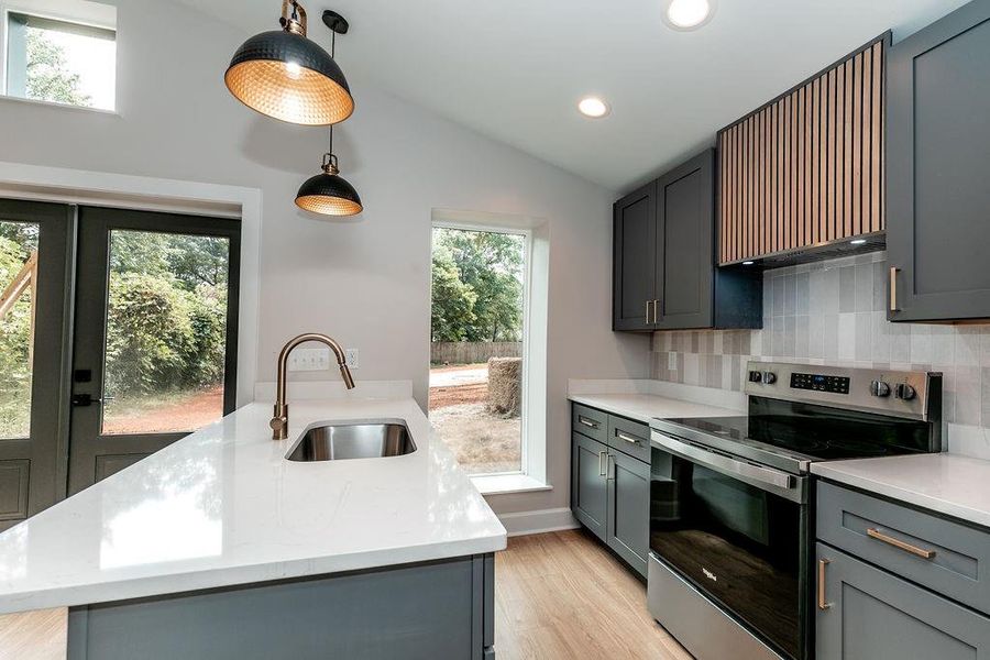 Furnished interior view inside a new home in , Atlanta (Image 16). Furnished interior view inside a new home in , Atlanta (Image 16).