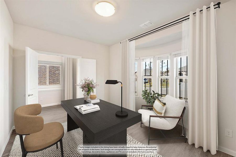 Furnished interior view inside a new home in Eagle Glen Elements, Alvarado (Image 17).