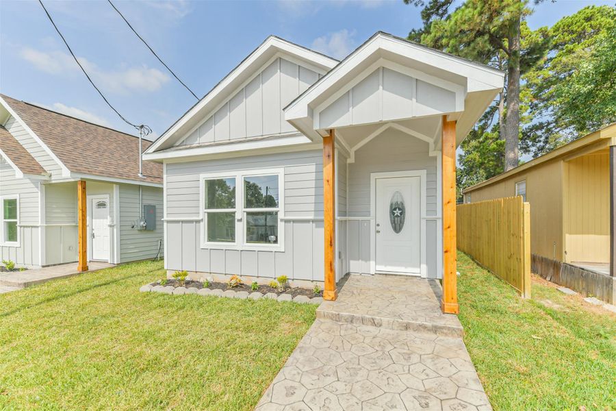 Exterior details and patio area of a home in , Montgomery (Image 26). Exterior details and patio area of a home in , Montgomery (Image 26).