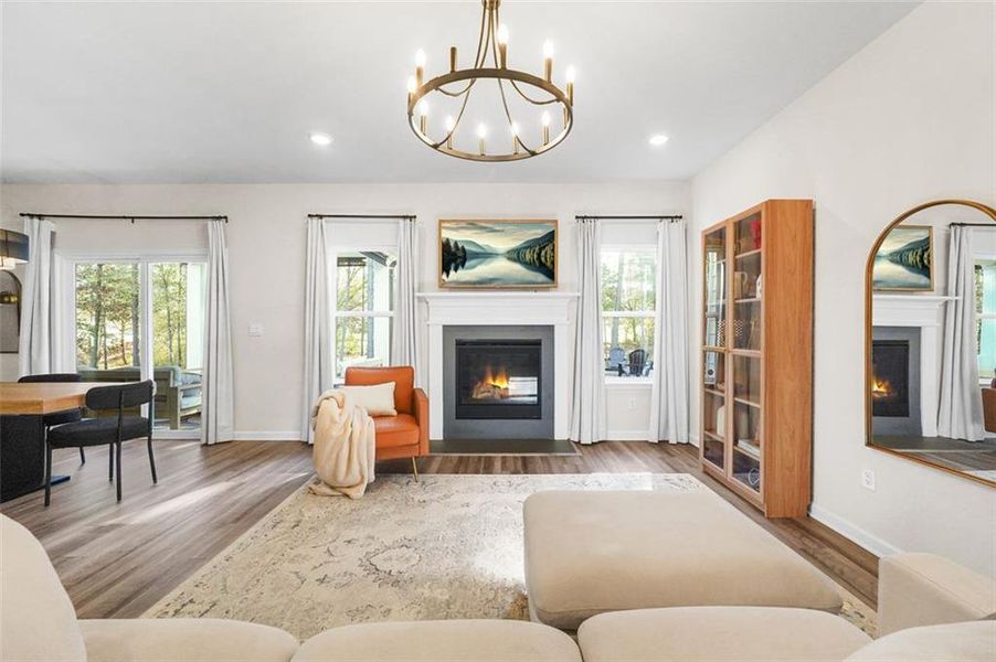 Furnished interior view inside a new home in , Loganville (Image 33).