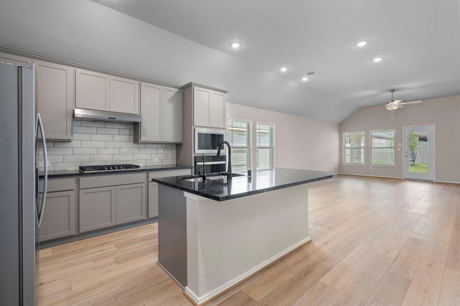 Furnished interior view inside a new home in Pomona 50' & 55', Manvel (Image 8).