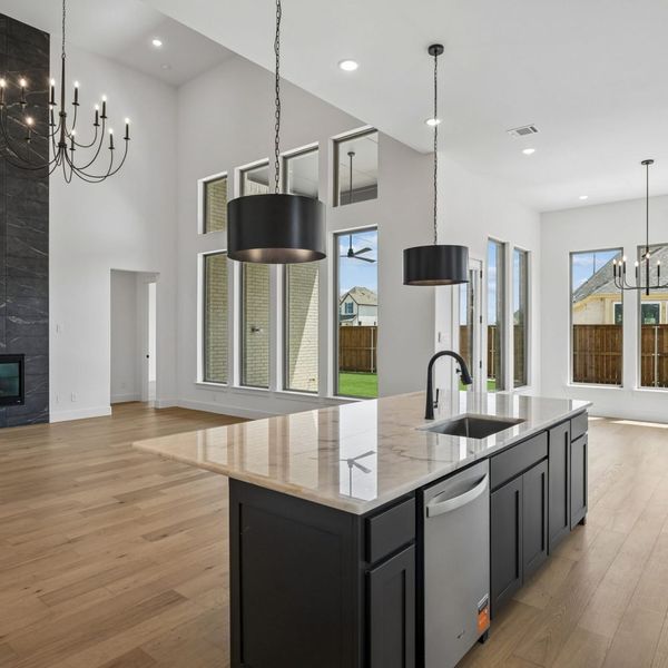 Furnished interior view inside a new home in The Parks at Wilson Creek, Celina (Image 30).