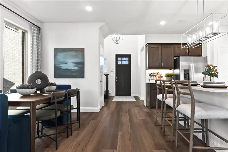 Furnished interior view inside a new home in La Terra at Uptown Celina, Celina (Image 3).