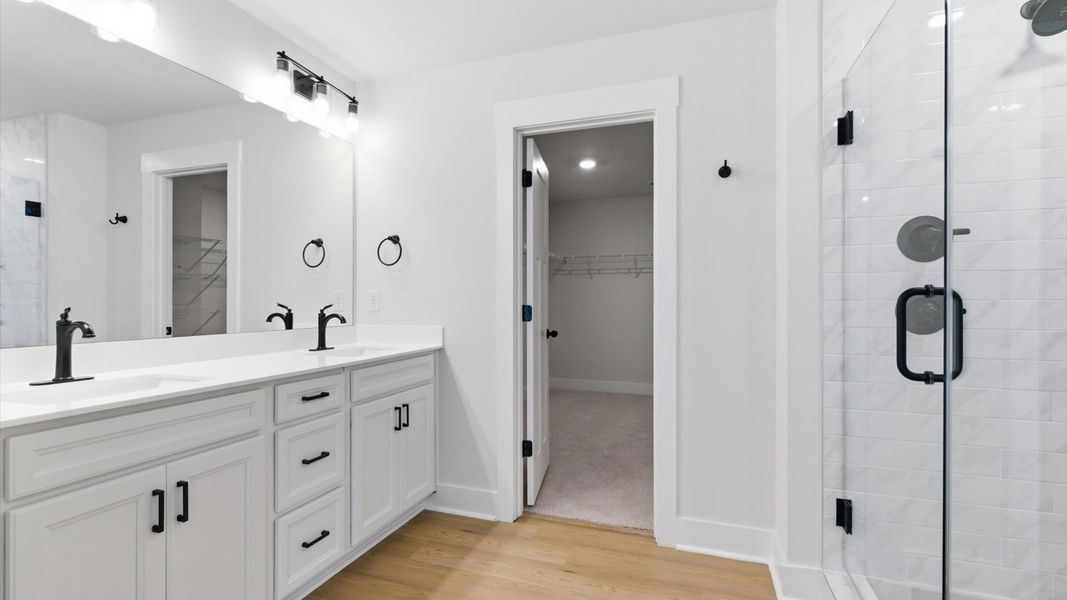 Furnished interior view inside a new home in Pelham Crossing, Greenville (Image 28).
