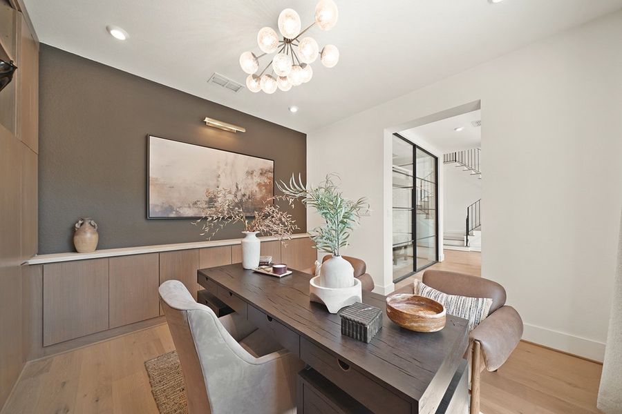 Furnished interior view inside a new home in COLTON - Fedrick Harris, Todd Mission (Image 13).