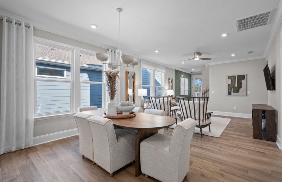 Furnished interior view inside a new home in The Haven at Riverlights, Wilmington (Image 7).