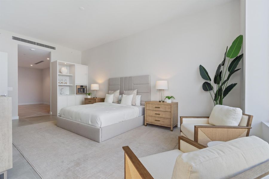 Furnished interior view inside a new home in Alina Residences, Boca Raton (Image 9). Furnished interior view inside a new home in Alina Residences, Boca Raton (Image 9).