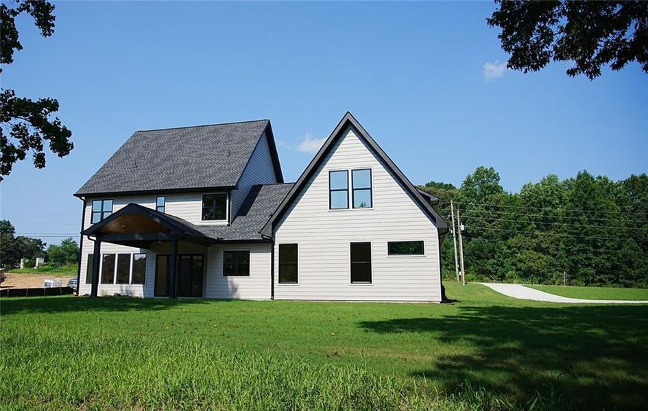 Exterior details and patio area of a home in , Flowery Branch (Image 3).
