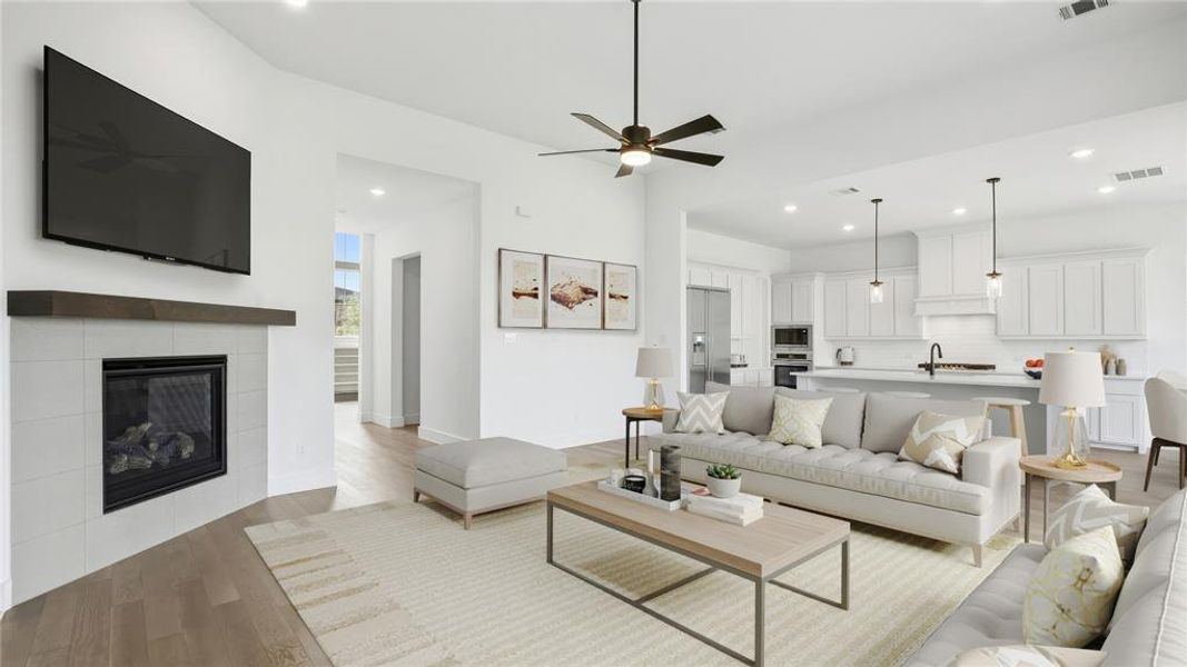 Furnished interior view inside a new home in , Fort Worth (Image 16).