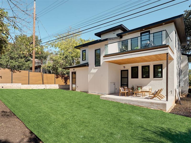 Huge Backyard - Artificial Turf to be Installed