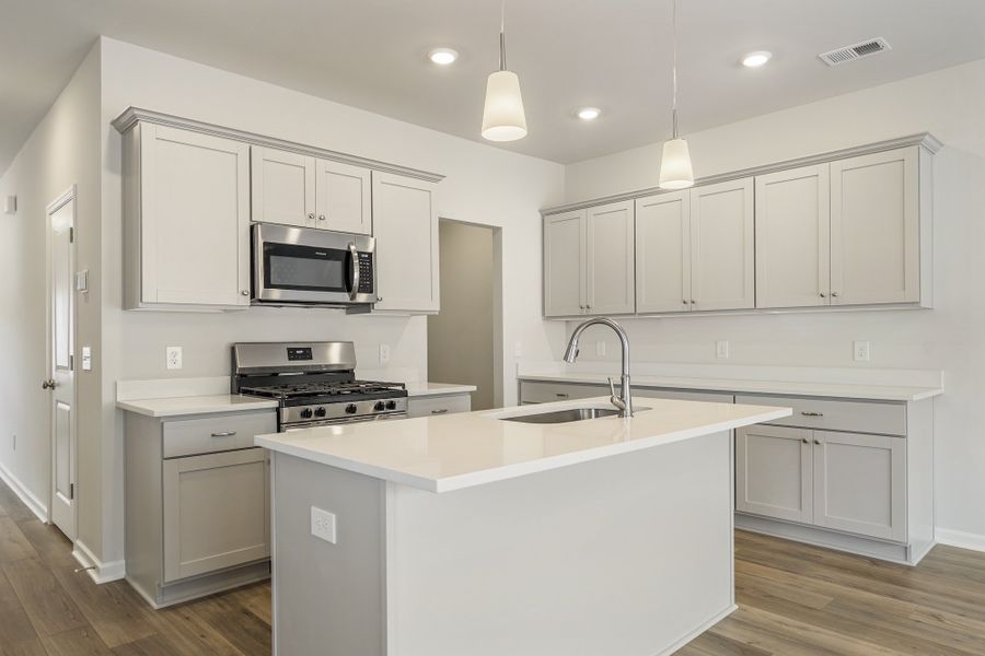 Furnished interior view inside a new home in Edwards Station, Taylors (Image 7).