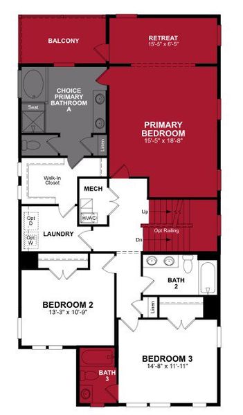 2D floor plan layout of this home in Poppy at GreenHouse, Marietta, GA (Image 3). 2D floor plan layout of this home in Poppy at GreenHouse, Marietta, GA (Image 3).