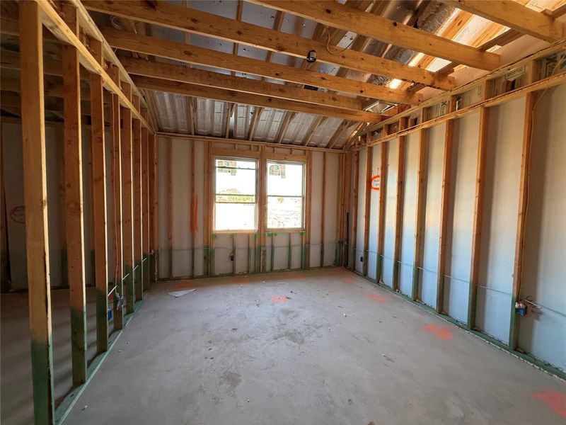 In-progress construction of a new home in The Cottages at La Cima, San Marcos, TX (Image 24).