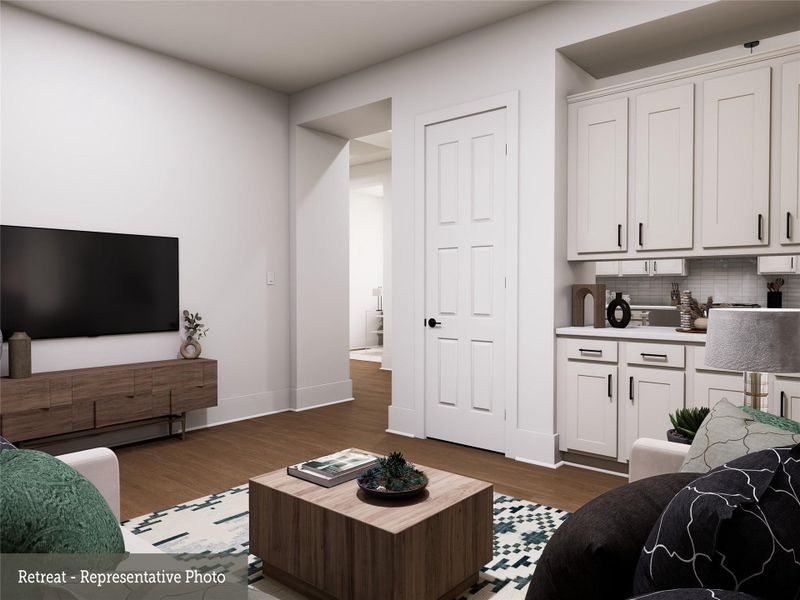 Furnished interior view inside a new home in Audubon – Ascent Collection, Magnolia (Image 3).