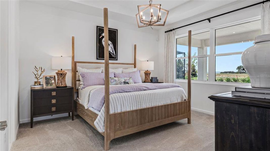 Furnished interior view inside a new home in Cresswind at Lake Harris, Tavares (Image 7).