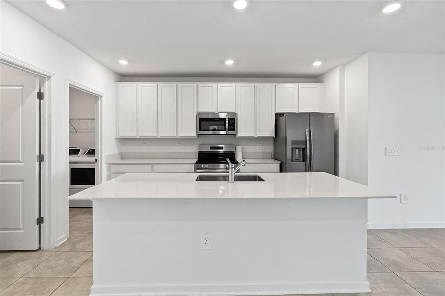 Furnished interior view inside a new home in Storey Creek: Manor Collection, Kissimmee (Image 12).
