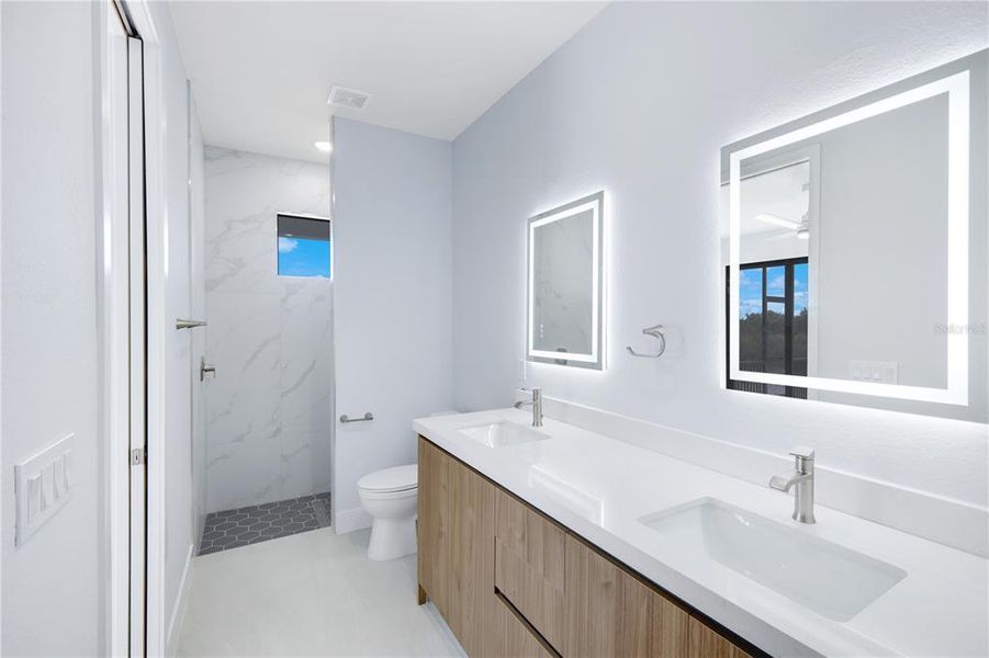 Furnished interior view inside a new home in , Port Charlotte (Image 8). Furnished interior view inside a new home in , Port Charlotte (Image 8).