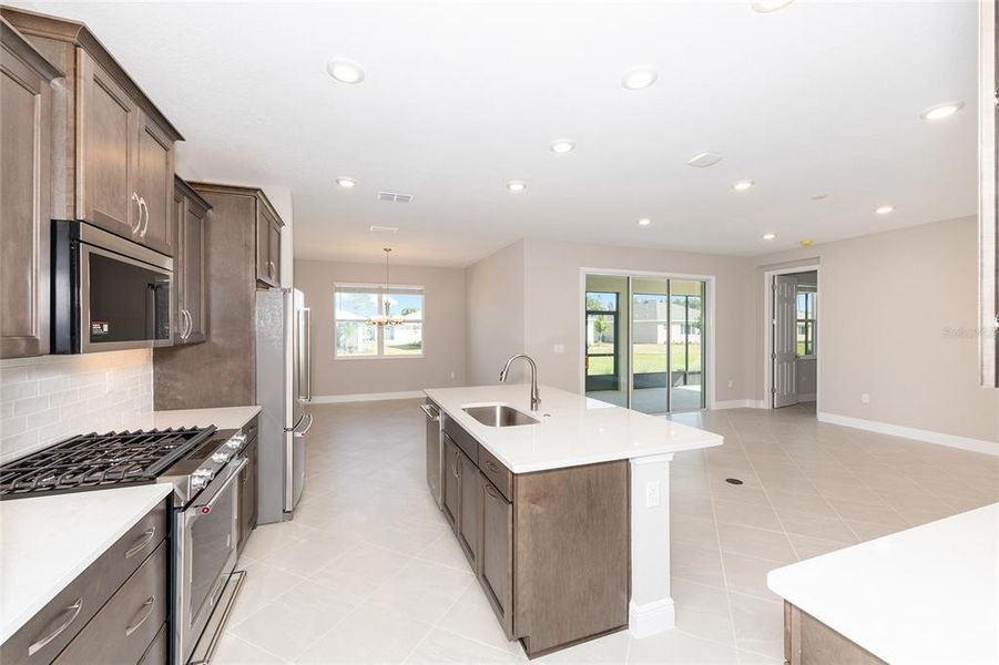 Furnished interior view inside a new home in On Top of the World Communities, Ocala (Image 2).
