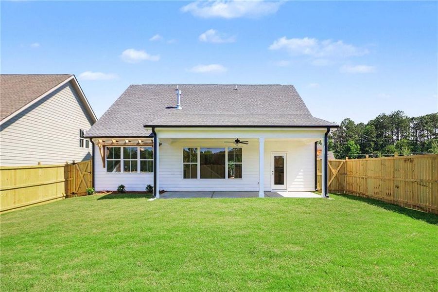 Exterior details and patio area of a home in , Winston (Image 19).