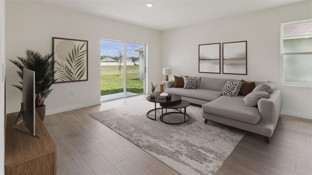 Furnished interior view inside a new home in , Kissimmee (Image 4).