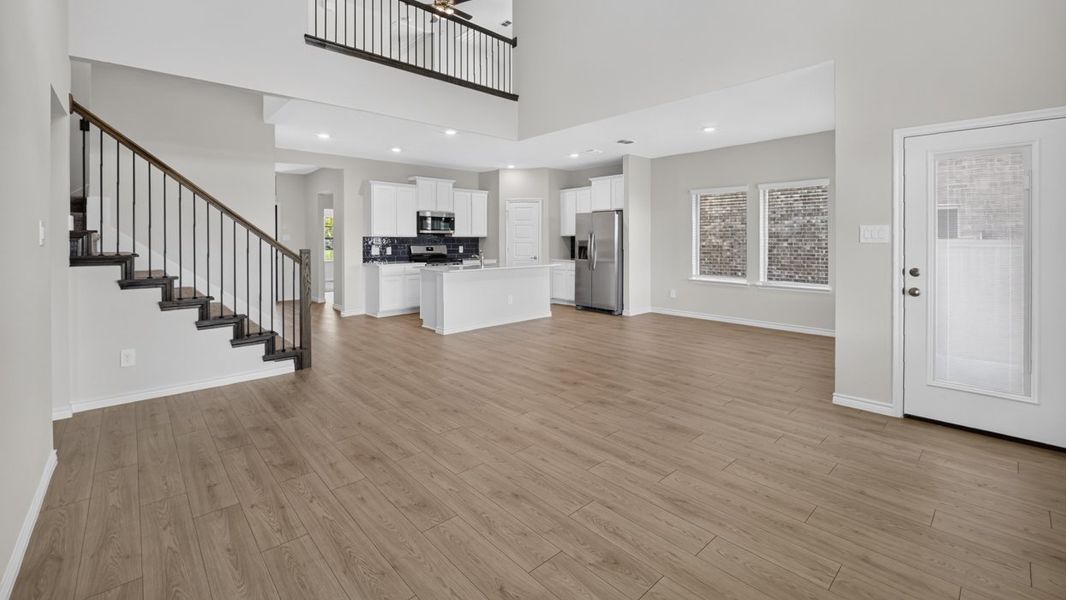Representative unfurnished interior of a home built from the H231 Copaiba by D.R. Horton in Lilybrooke at Legacy Hills, Celina (Image 9).