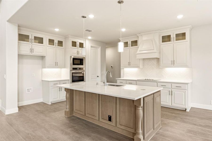 Furnished interior view inside a new home in Hayes Crossing, Midlothian (Image 12).