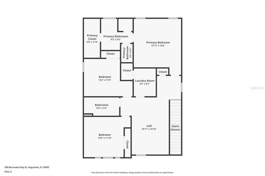 2D floor plan layout of this home in , St. Augustine, FL (Image 7). 2D floor plan layout of this home in , St. Augustine, FL (Image 7).
