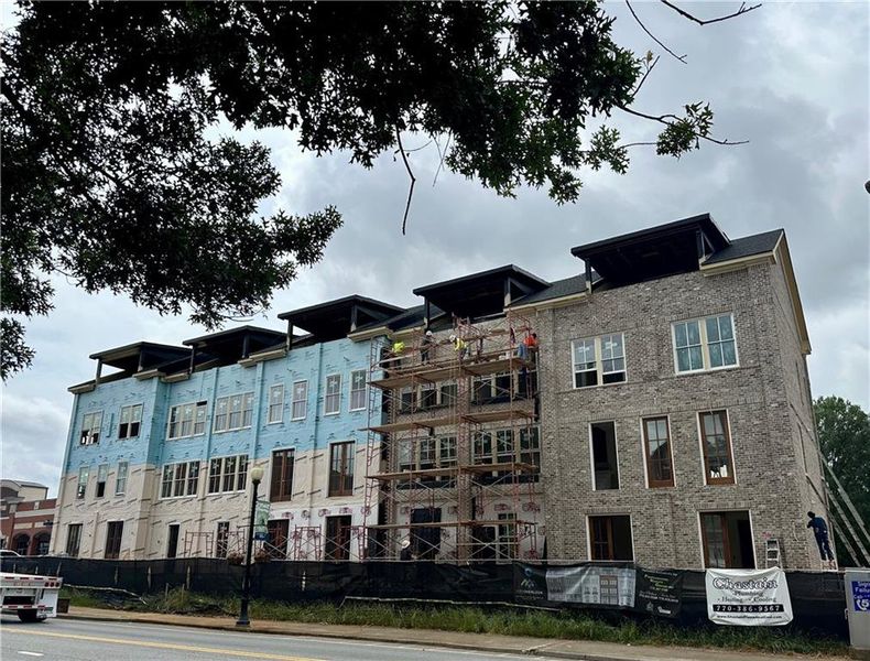 Front exterior of a new home in , Cartersville, GA, highlighting curb appeal (Image 7). Front exterior of a new home in , Cartersville, GA, highlighting curb appeal (Image 7).