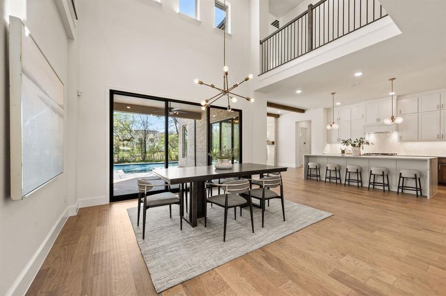 Furnished interior view inside a new home in , Keller (Image 7). Furnished interior view inside a new home in , Keller (Image 7).