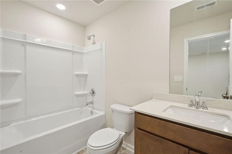 Furnished interior view inside a new home in Avalon - Vista Series, Conyers (Image 14). Furnished interior view inside a new home in Avalon - Vista Series, Conyers (Image 14).