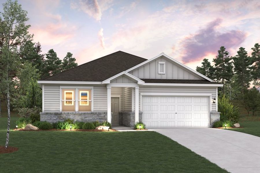 Geneva plan, elevation B